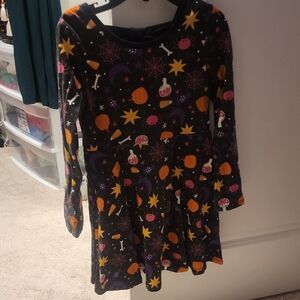 Halloween Themed Long Sleeve Dress